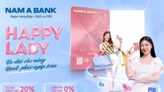 Dịp tết này, thẻ tín dụng Happy Lady hoàn tiền lên đến 20%