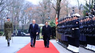 Lễ đón Thủ tướng Phạm Minh Chính thăm chính thức Ba Lan