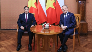 Thủ tướng Phạm Minh Chính hội đàm với Thủ tướng Ba Lan Donald Tusk