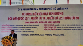 TP Hồ Chí Minh có nhiều tên đường, công viên mới