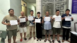 Triệt xóa đường dây đánh bạc binh xập xám chuyên tổ chức ở nhà cao tầng