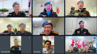 Cuộc gặp mặt đặc biệt tại Văn phòng thường trực Bộ Công an về gìn giữ hoà bình Liên hợp quốc