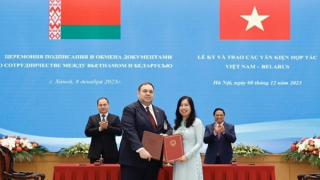 Từ 30/1, Hiệp định miễn thị thực Việt Nam - Belarus chính thức có hiệu lực