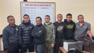 Bắt giữ 7 đối tượng cưỡng đoạt tài sản dưới hình thức bảo kê bán đào Tết