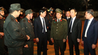 Trong đêm Giao thừa, Công an tỉnh Sơn La ra quân đảm bảo ANTT Tết Ất Tỵ 2025