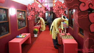 Đón giao thừa trên chuyến tàu Bắc - Nam