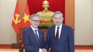 Tổng Bí thư Tô Lâm tiếp Bộ trưởng Ngoại giao Lào Thongsavanh Phomvihane