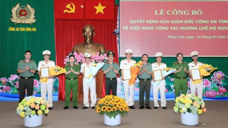 13 lãnh đạo cấp phòng Công an tỉnh Đồng Nai xin nghỉ công tác trước hạn tuổi