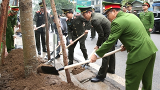 Bộ Công an tổ chức Lễ trồng cây Xuân Ất Tỵ 2025