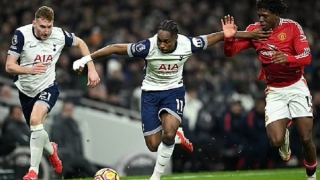Thua tối thiểu trước Tottenham, MU bị đẩy gần tới nhóm xuống hạng