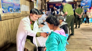 Bệnh viện 199 khám bệnh, cấp phát thuốc miễn phí cho đồng bào nghèo ở Tây Nguyên