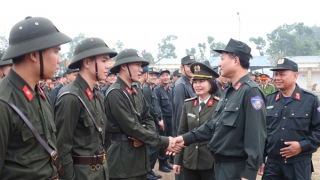 Trung đoàn Cảnh sát cơ động Bắc Trung Bộ khai giảng khoá huấn luyện