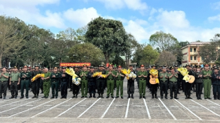 Trung đoàn Cảnh sát cơ động Tây Nguyên khai giảng khoá huấn luyện chiến sĩ mới