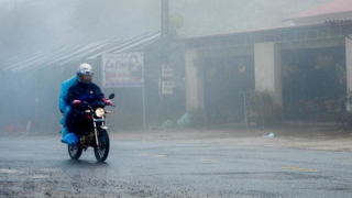 Miền Bắc mưa rét và sương mù