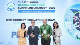 Vinmec nhận giải thưởng quốc tế về trách nhiệm xã hội và phát triển bền vững