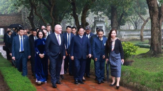 Thủ tướng Phạm Minh Chính và Thủ tướng Christopher Luxon thăm Văn Miếu - Quốc Tử Giám