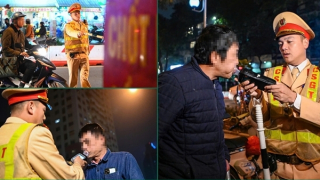 Cảnh sát cắm chốt truy quét “thần cồn”: Tài xế lấm lét len lỏi trốn đo