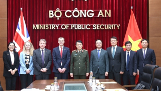 Việt Nam - Vương quốc Anh thúc đẩy hợp tác an ninh và phòng, chống mua bán người