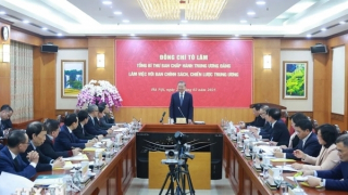 Triển khai kết luận của Tổng Bí thư tại buổi làm việc với Ban Chính sách TW