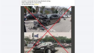 Thông tin tai nạn giao thông làm 5 người chết ở Hà Nội là bịa đặt