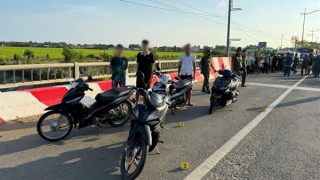 Ngăn chặn 2 nhóm thanh, thiếu niên mang dao rựa hỗn chiến