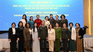 Hội thảo quốc tế nâng cao năng lực và tăng cường sự tham gia của phụ nữ trong lĩnh vực thực thi pháp luật