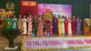 Phụ nữ Bộ Tư lệnh CSCĐ giỏi huấn luyện, đảm việc nhà