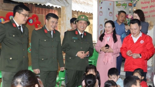 Bộ Công an hỗ trợ xây dựng điểm trường mầm non tại xã đặc biệt khó khăn tỉnh Tuyên Quang