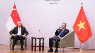 Tổng Bí thư Tô Lâm phát biểu chính sách tại Trường Chính sách công Lý Quang Diệu