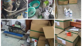 Phát hiện cơ sở tự pha trộn thuốc và thức ăn nuôi trồng thủy sản