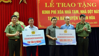 Hỗ trợ 500 triệu đồng xóa nhà tạm, nhà dột nát tại huyện Tuyên Hóa