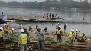 Gấp rút chuẩn bị cho chương trình nghệ thuật đêm khai mạc Năm Du lịch quốc gia - Huế 2025