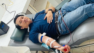 Đại úy Công an hiến 500ml tiểu cầu nhóm máu AB+ cứu bệnh nhân nguy kịch