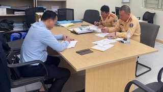 Xử lý ô tô vi phạm giao thông, Cảnh sát phát hiện biển giả