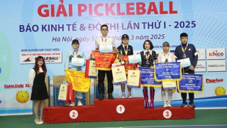 Bế mạc Giải Pickleball Báo Kinh tế & Đô thị lần thứ I - 2025
