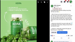 Kẹo rau củ Kera có chất tạo ngọt nhưng không ghi trên sản phẩm