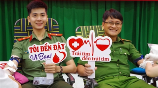 Công an tỉnh Ninh Thuận phát động phong trào hiến máu tình nguyện