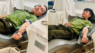 3 cán bộ Công an hiến máu cấp cứu bệnh nhân nguy kịch