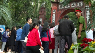 Công an Phú Thọ triển khai gần 200 chốt bảo đảm ANTT lễ hội Đền Hùng