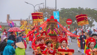 Lễ hội điện Huệ Nam đón nhận Di sản văn hóa phi vật thể Quốc gia