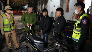 Công an Nghệ An ngăn chặn nhóm thanh niên tụ tập đua xe trái phép