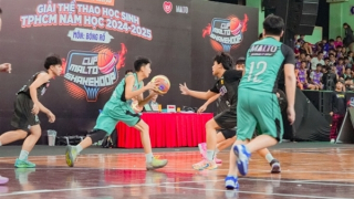 Chính thức khởi động Giải thể thao học sinh TP Hồ Chí Minh môn Bóng rổ