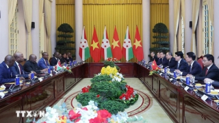 Chủ tịch nước Lương Cường: Việt Nam luôn coi trọng quan hệ hữu nghị với Burundi