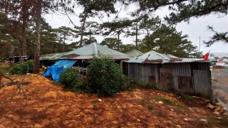 Đua nhau lấn chiếm thắng cảnh hồ Than Thở tại Đà Lạt