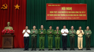 Đoàn công tác Bộ Công an sẵn sàng cho hành trình thăm Trường Sa