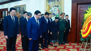 Thủ tướng Phạm Minh Chính sẽ dự Lễ truy điệu nguyên Chủ tịch nước Lào