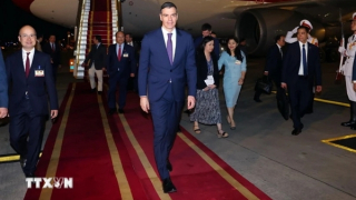 Thủ tướng Vương quốc Tây Ban Nha Pedro Sánchez bắt đầu thăm chính thức Việt Nam