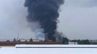 Cháy lớn công ty thực phẩm ở khu công nghiệp Trảng Bàng