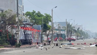 Nổ lớn tại quán bia nổi tiếng ở Cẩm Phả