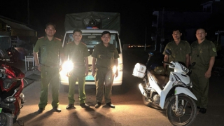 Công an xã khi không tổ chức Công an cấp huyện - ghi ở Bình Phước